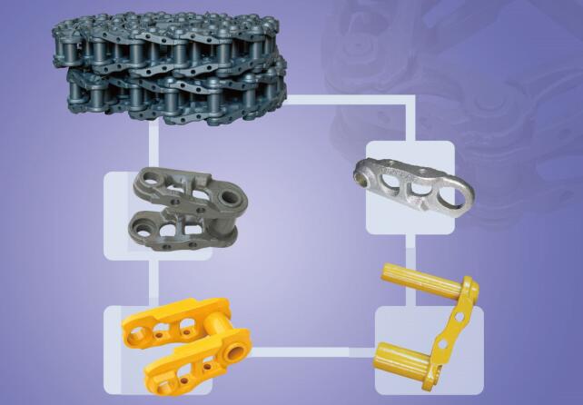 china track link excavator