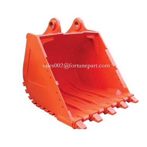 Excavator attachment heavy duty rock bucket