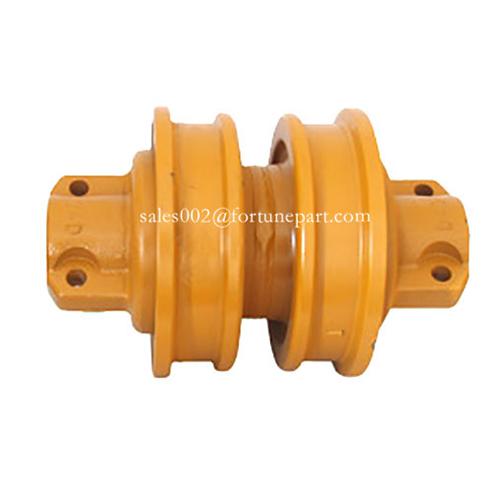 Caterpillar bulldozer D4D lower track roller single flange