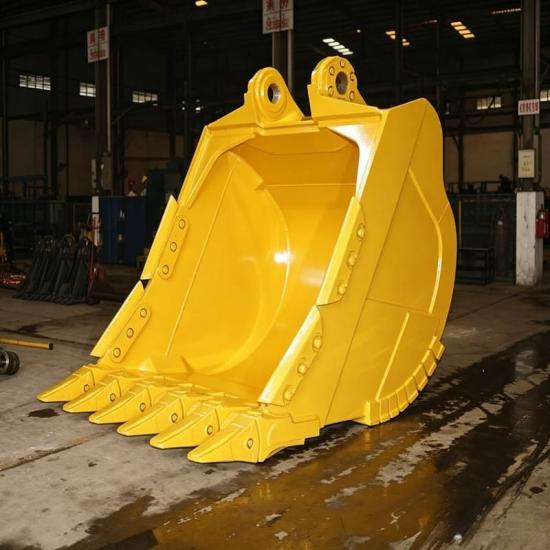 Heavy Duty Rock Bucket Excavator Loader Attachment
